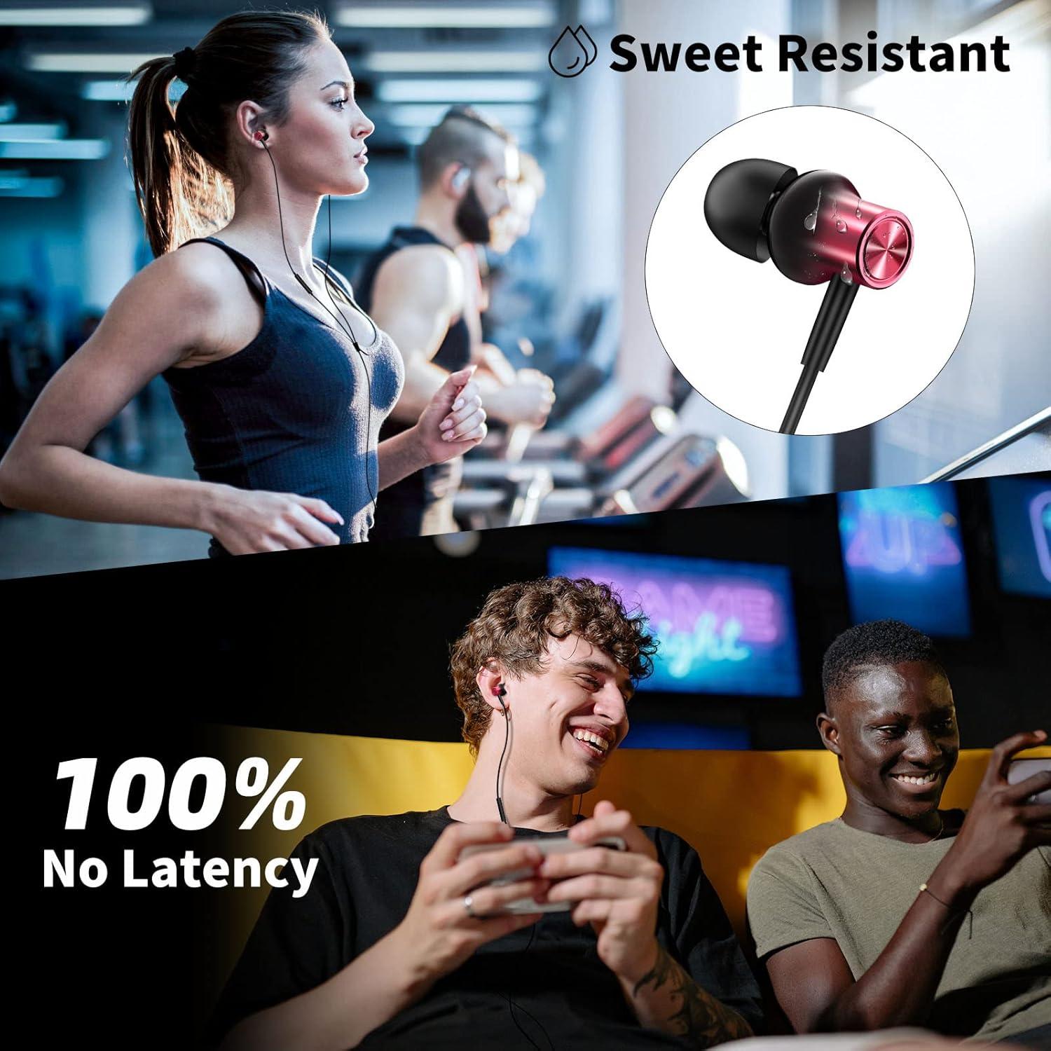 Auriculares In-Ear AFGHOA con Jack 3.5mm y Cancelación de Ruido