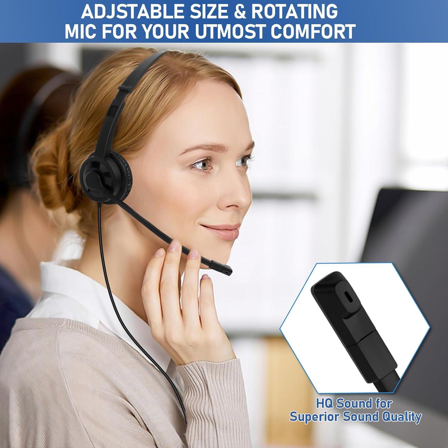 Auriculares con Micrófono XOSDA LS06 - Paquete de 2 para Aula