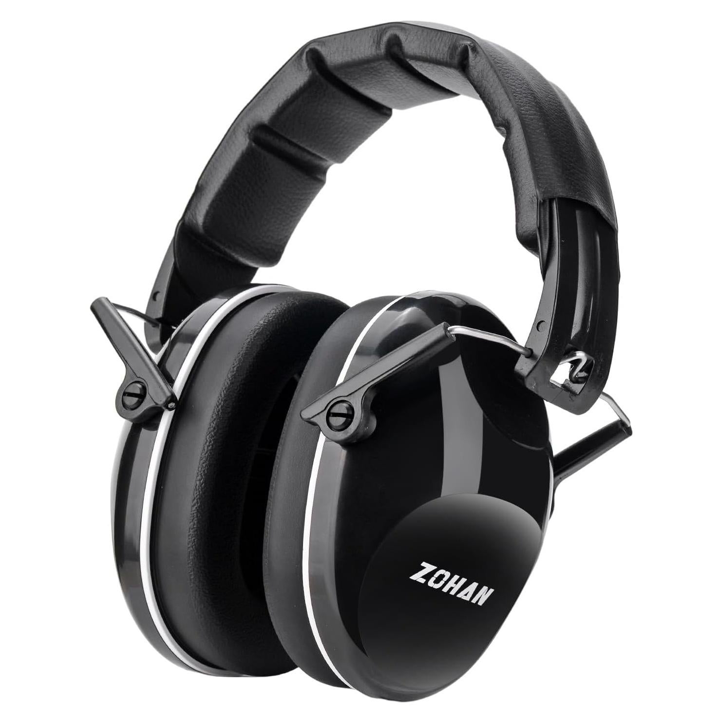 ZOHAN 032 Kids Noise Canceling Headphones - 25dB NRR Kids Ear Protection Earmuffs for School, Monster Jam, Fireworks, Travel, Air Show, Concert, Autism - Black