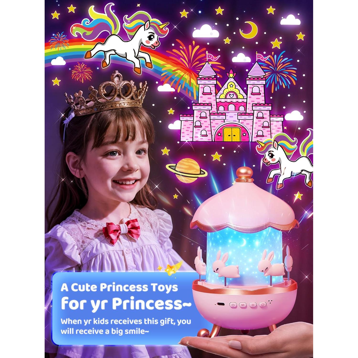 Proyector de Estrellas PIKOY para Niños 360° con Música