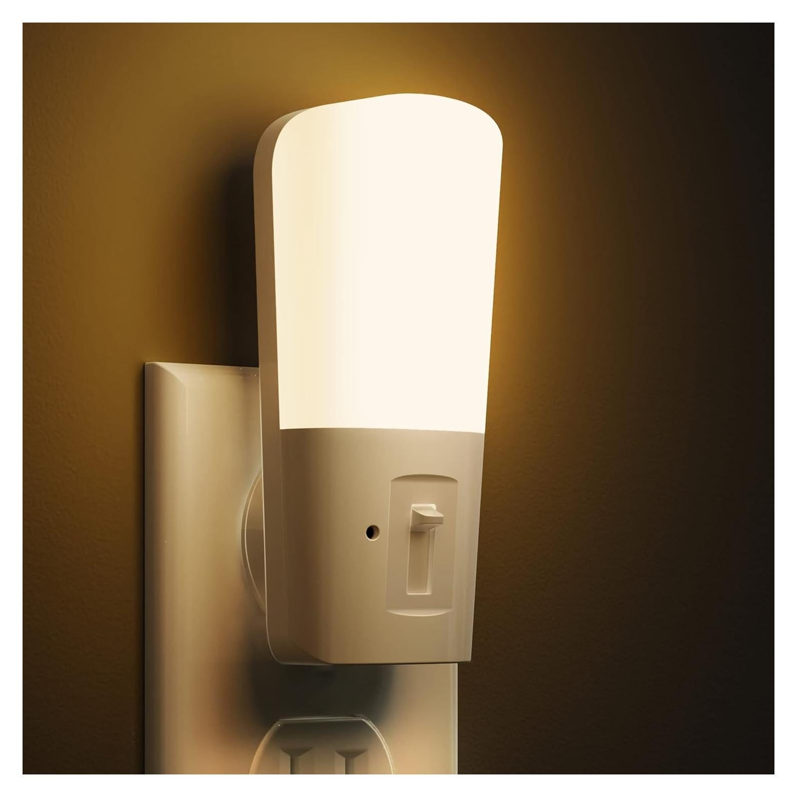 Luz Nocturna Enchufable LOHAS-LED 3000K Regulable 2 Paquete