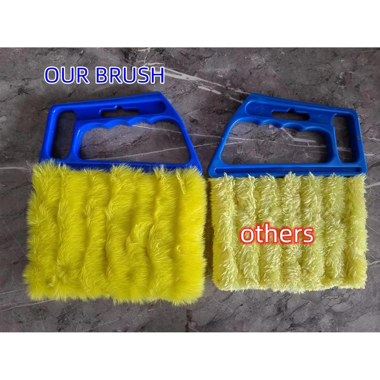 Limpiador de Persianas de Mano Lazynice con 7 Mangas Microfibra