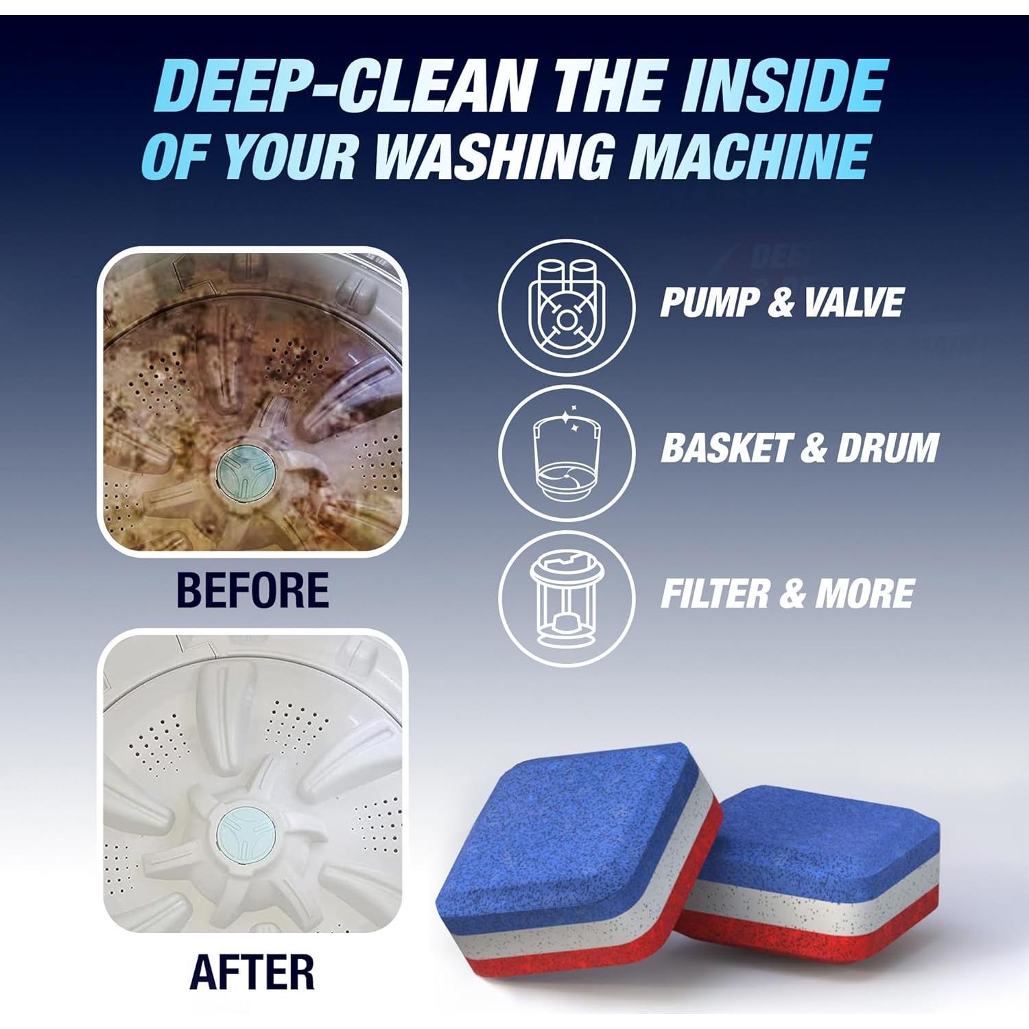 Tabletas Limpiadoras SHIMMERIX para Lavadoras Carga Superior 14 Unidades