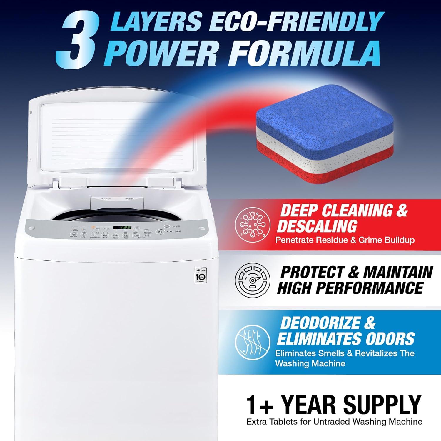 Tabletas Limpiadoras SHIMMERIX para Lavadoras Carga Superior 14 Unidades