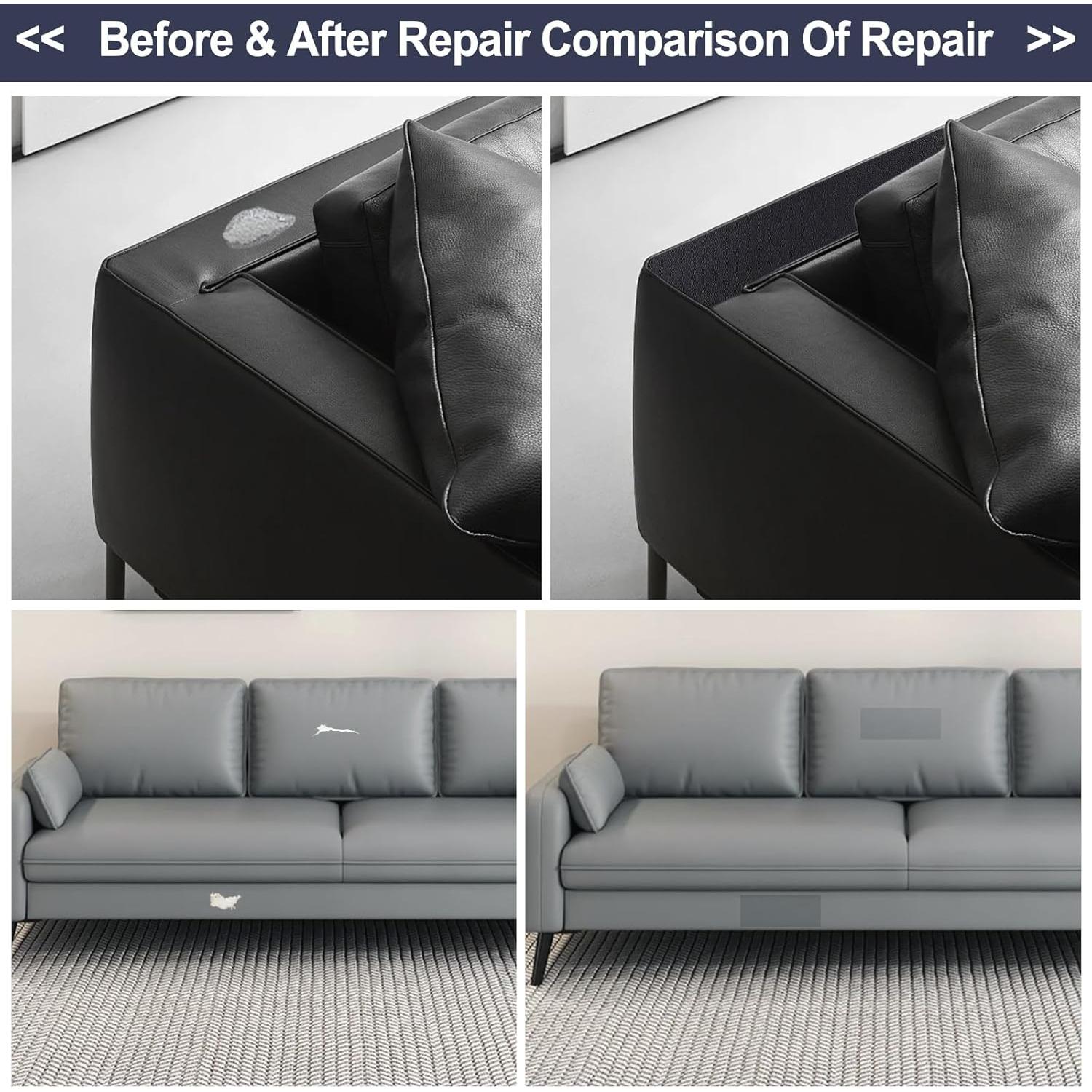 Parche de Cuero Autoadhesivo HONGYU 7.87x152.4 cm Beige