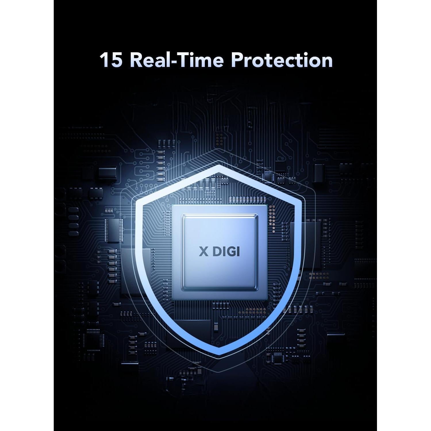 Power Bank 20000mAh X DIGI 130W Carga Rápida USB-C Pantalla TFT