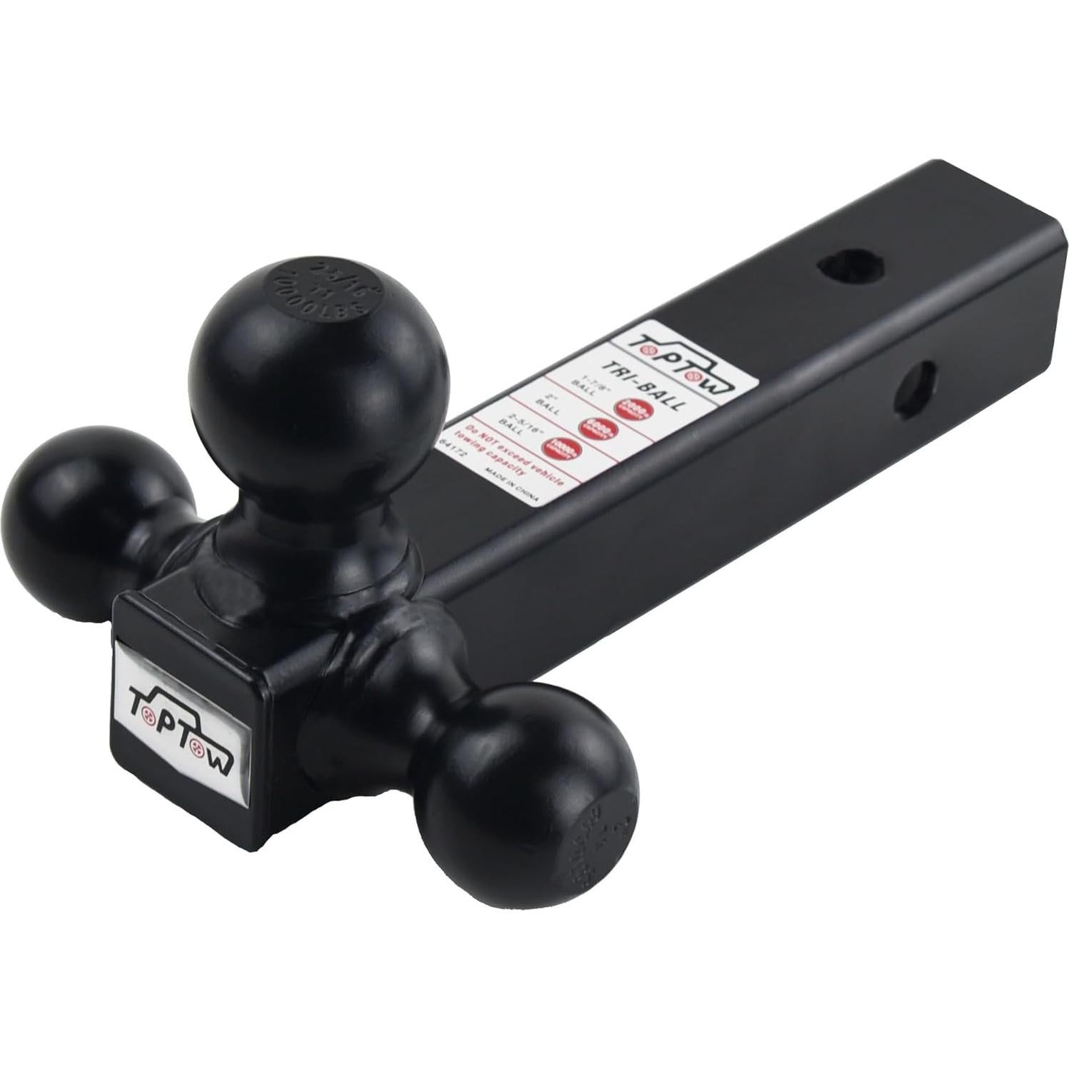 Enganche de Remolque TOPTOW Tri Ball 3 Bolas 2" (5.08 cm)