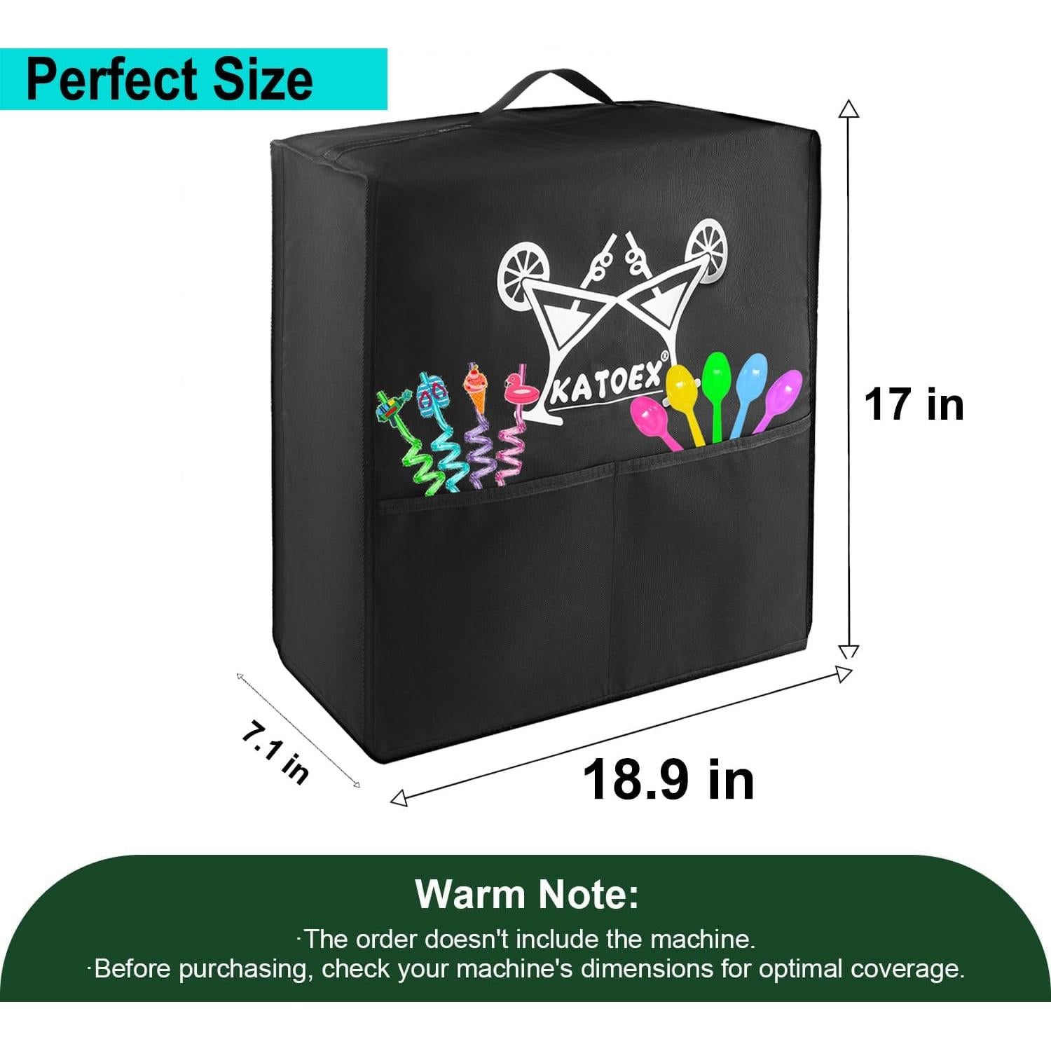 Cubierta de Polvo para Máquina de Slushie Ninja FS300 48x18x44.5cm