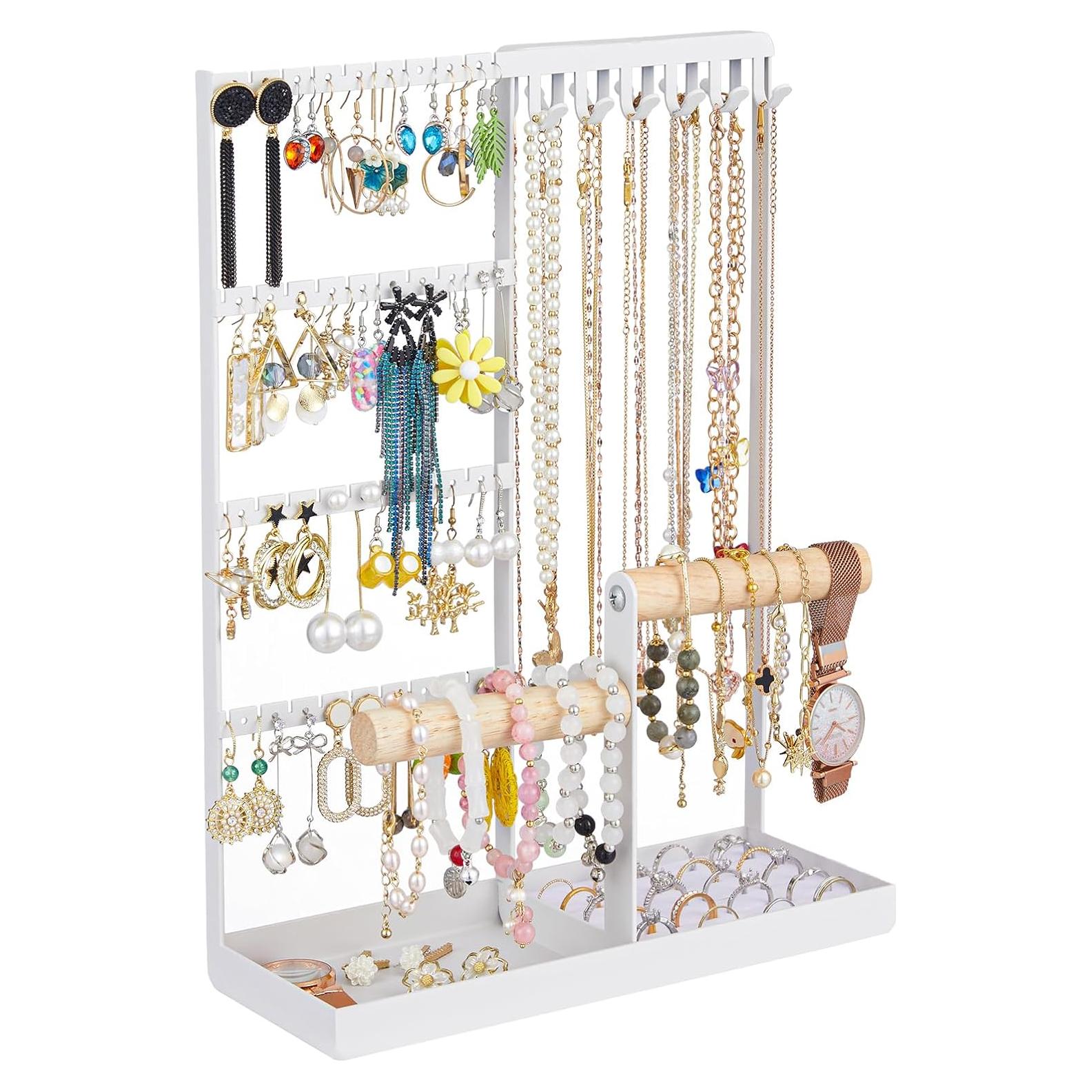 Soporte Organizador de Joyería X-cosrack 72 Agujeros Pendientes