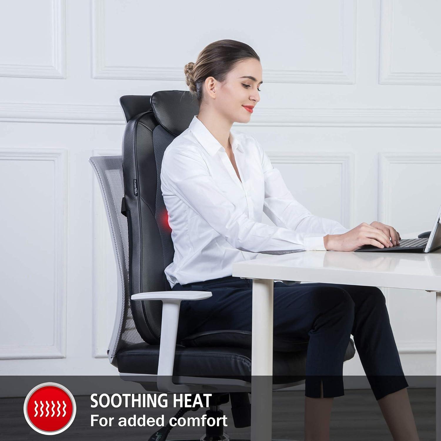 Masajeador de Espalda Snailax SL-236 con Calor y Shiatsu