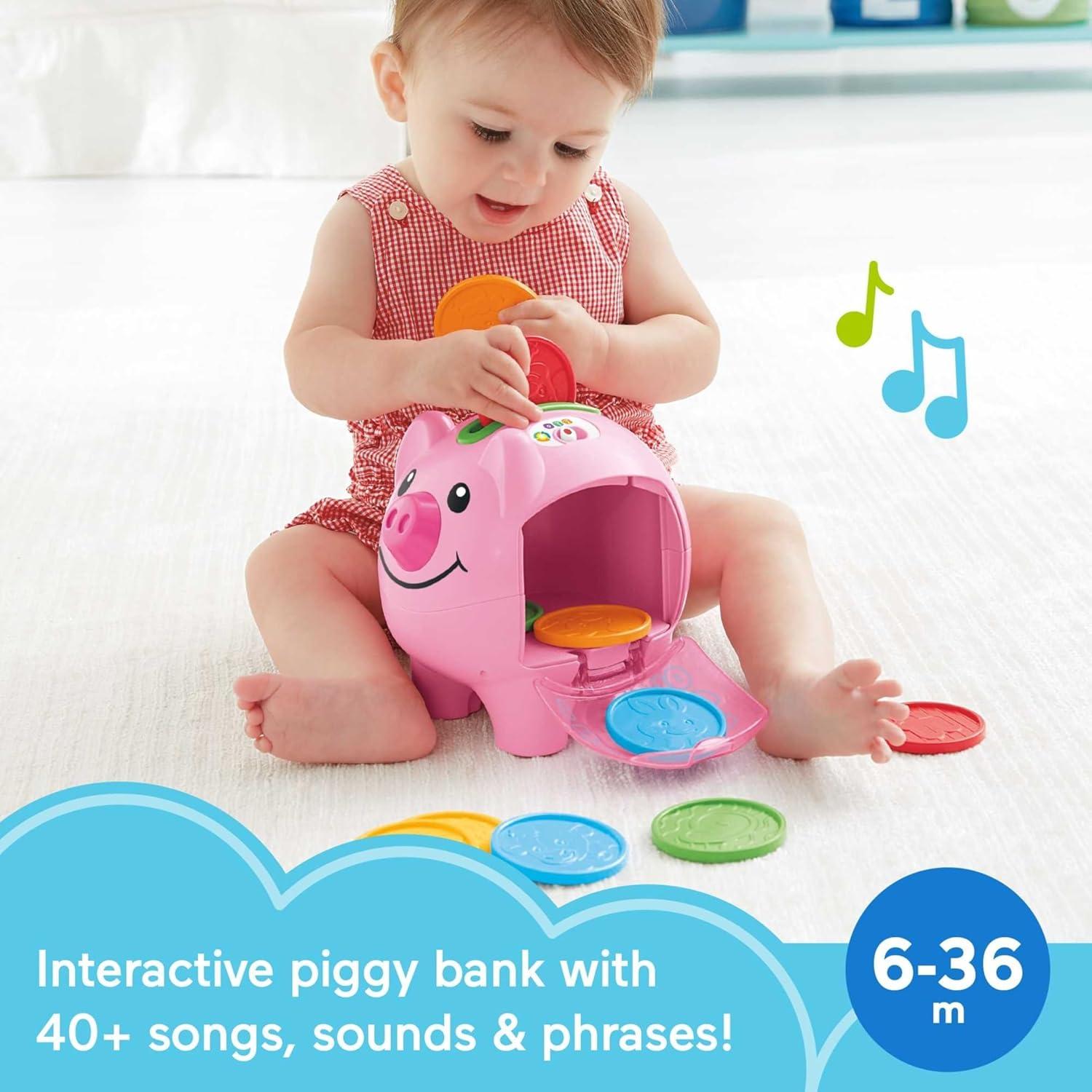 Alcancía Inteligente Fisher-Price Ríe y Aprende 0.52 kg