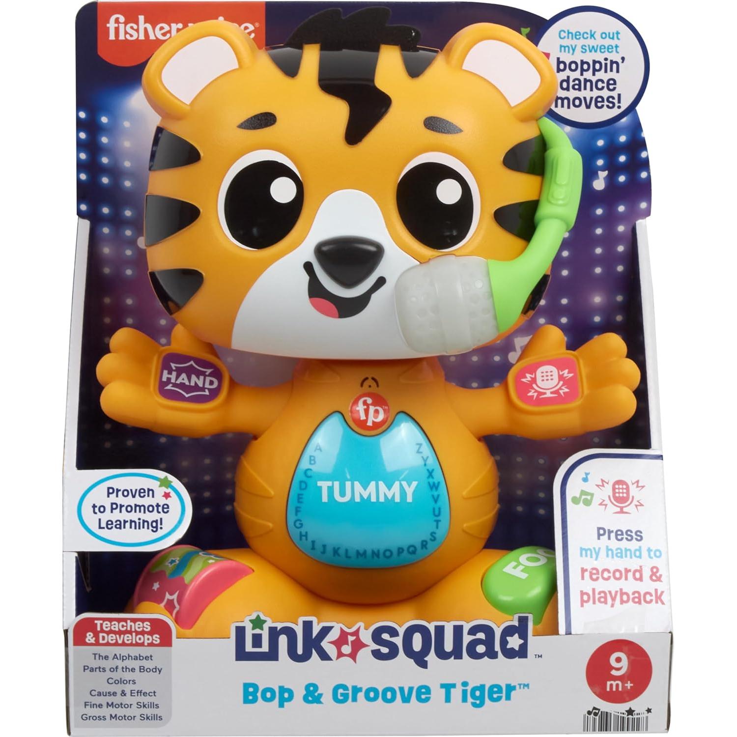 Juguete de Aprendizaje Tigre Fisher-Price Link Squad 24x13x29cm