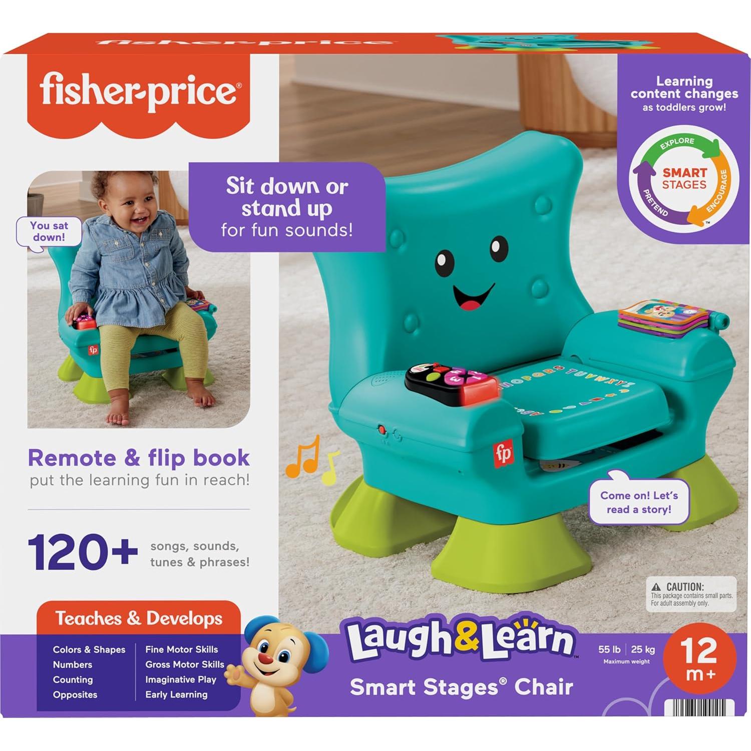 Silla de Aprendizaje Fisher-Price Laugh & Learn Verde