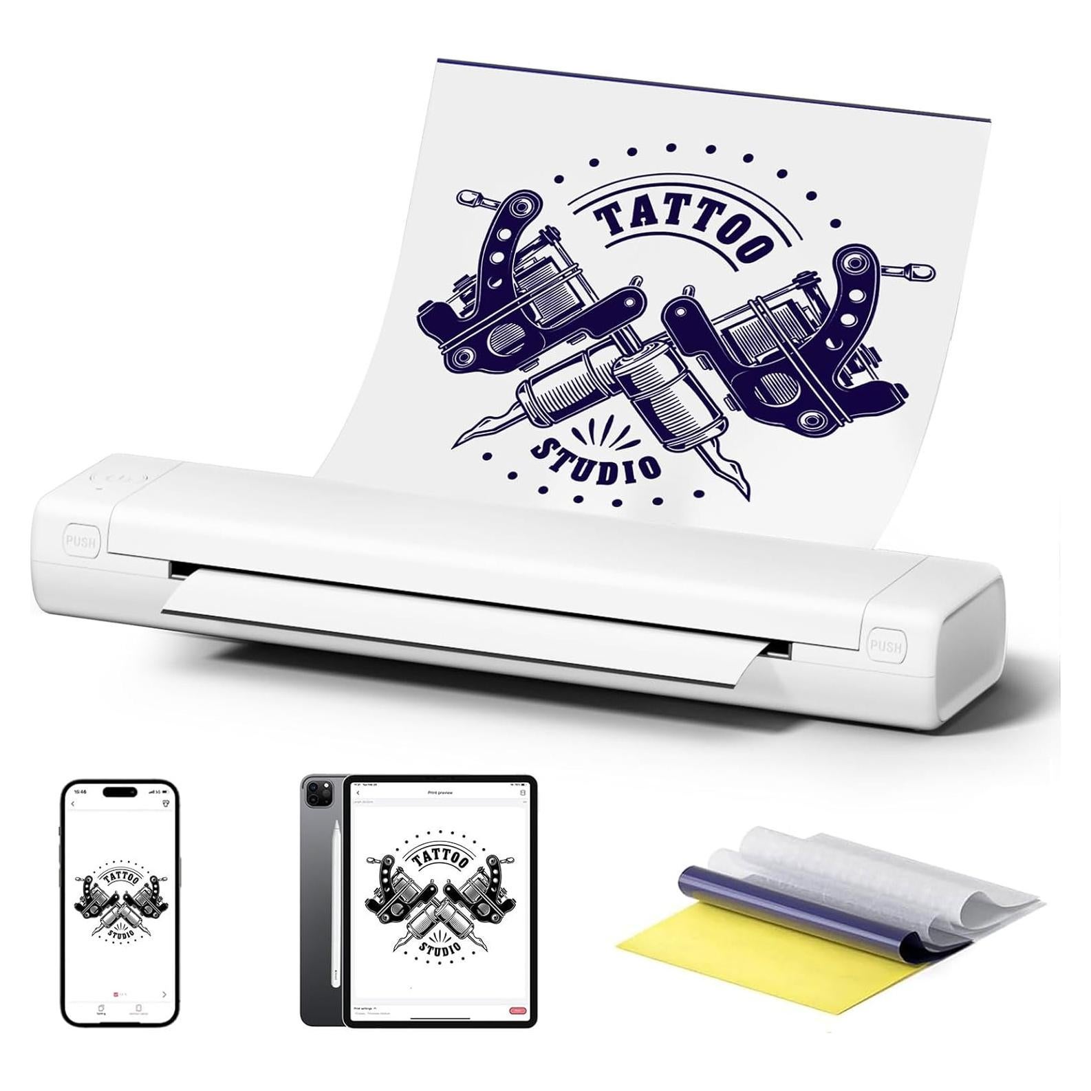 Impresora de Plantillas de Tatuaje Bluetooth Zoolion M08F