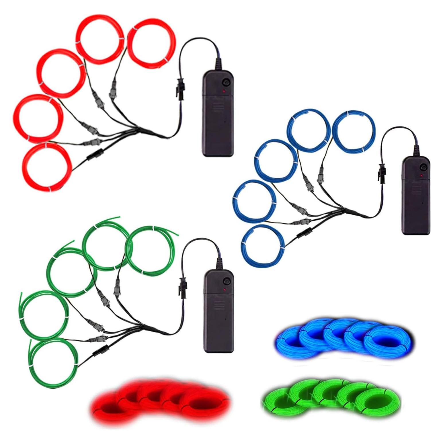 Luces Neón Portátiles TITIToo 5-en-1M para Decoración