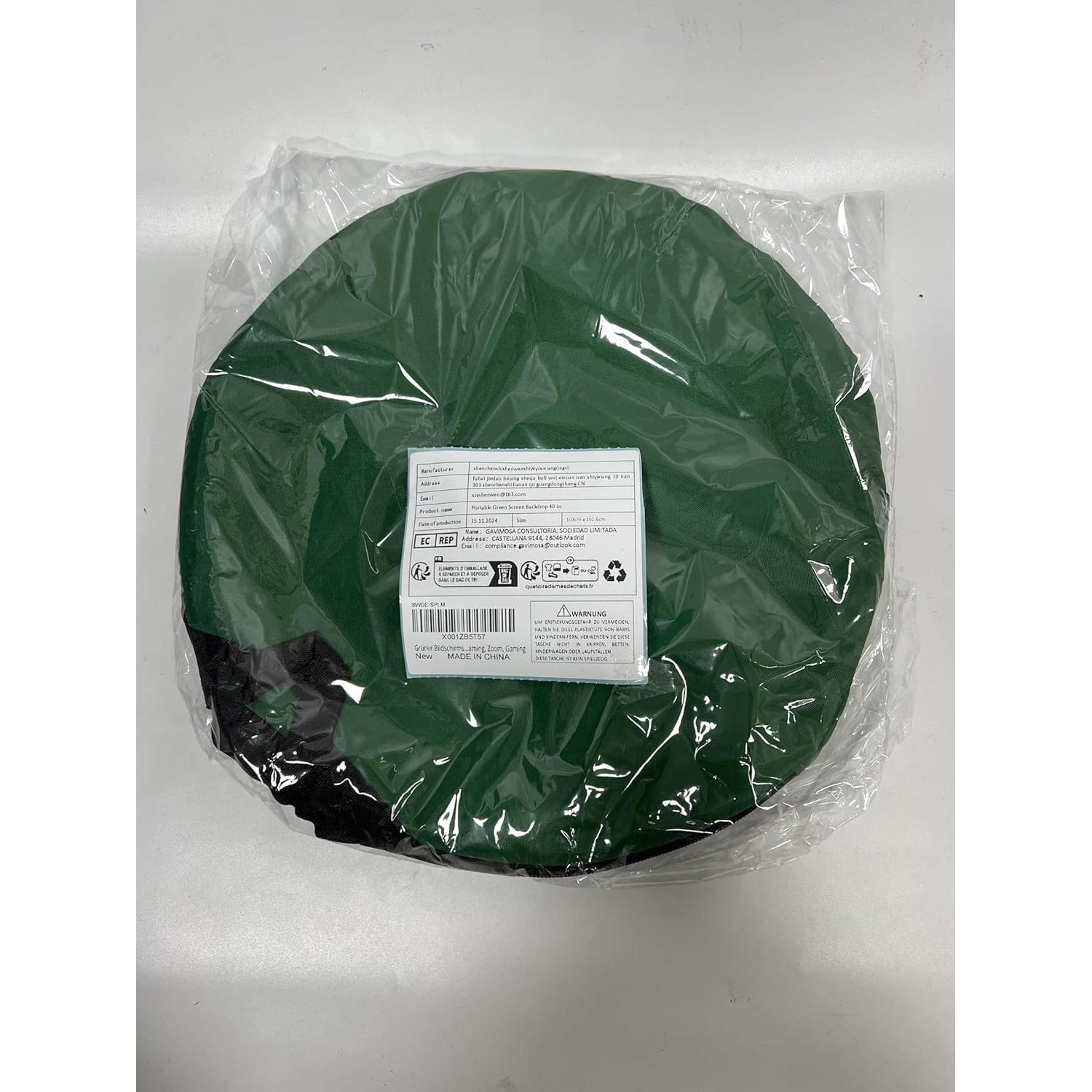 Fondo de Pantalla Verde Plegable SRIMMIT 102x101 cm para Fotografía