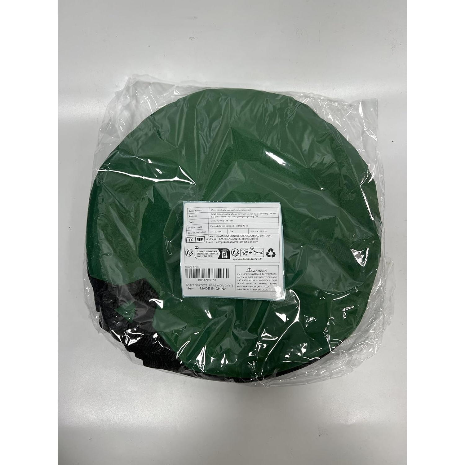 Fondo de Pantalla Verde Plegable SRIMMIT 102x101 cm para Fotografía