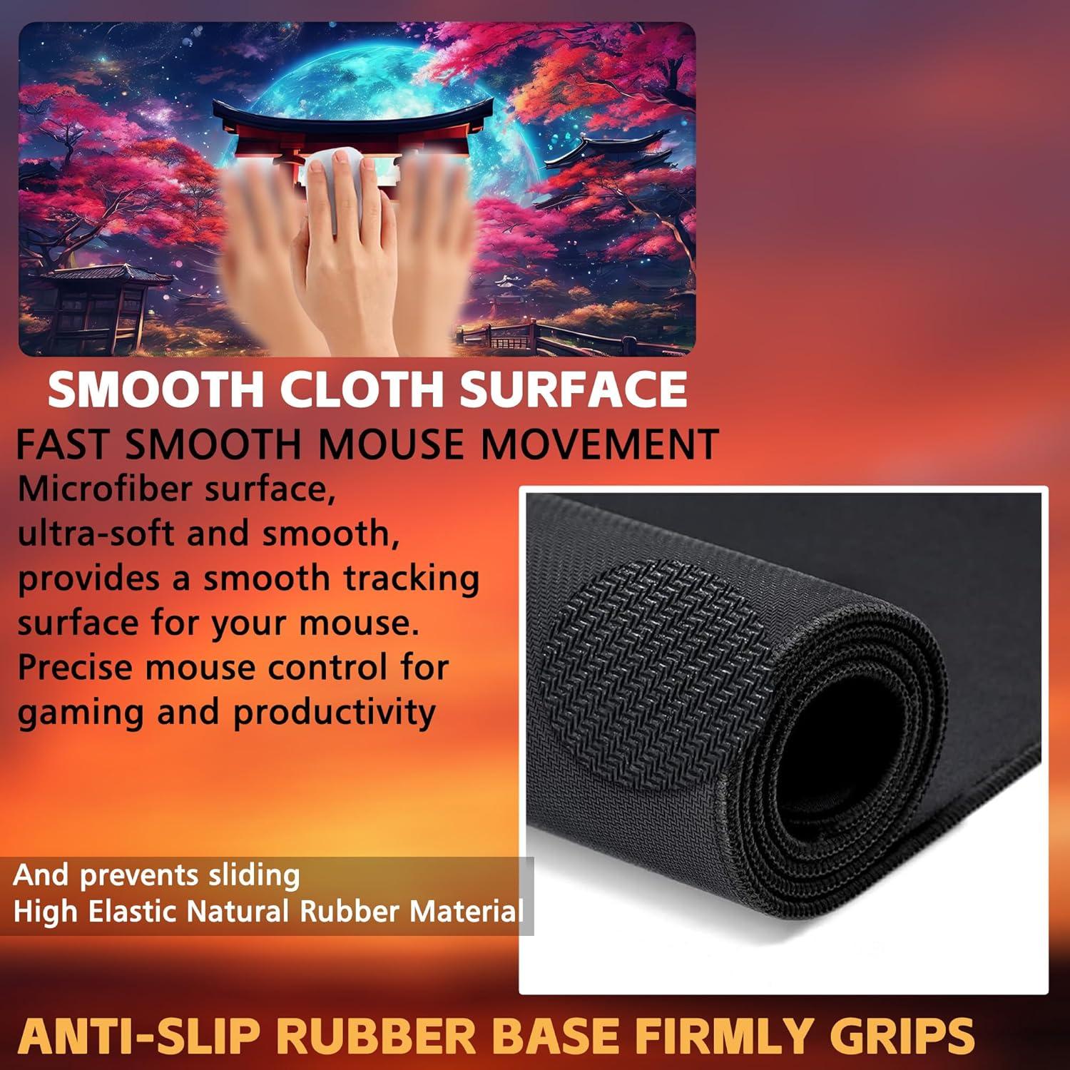 Alfombrilla de escritorio grande KOAIWPAE Anime Torii Gate 80x40cm