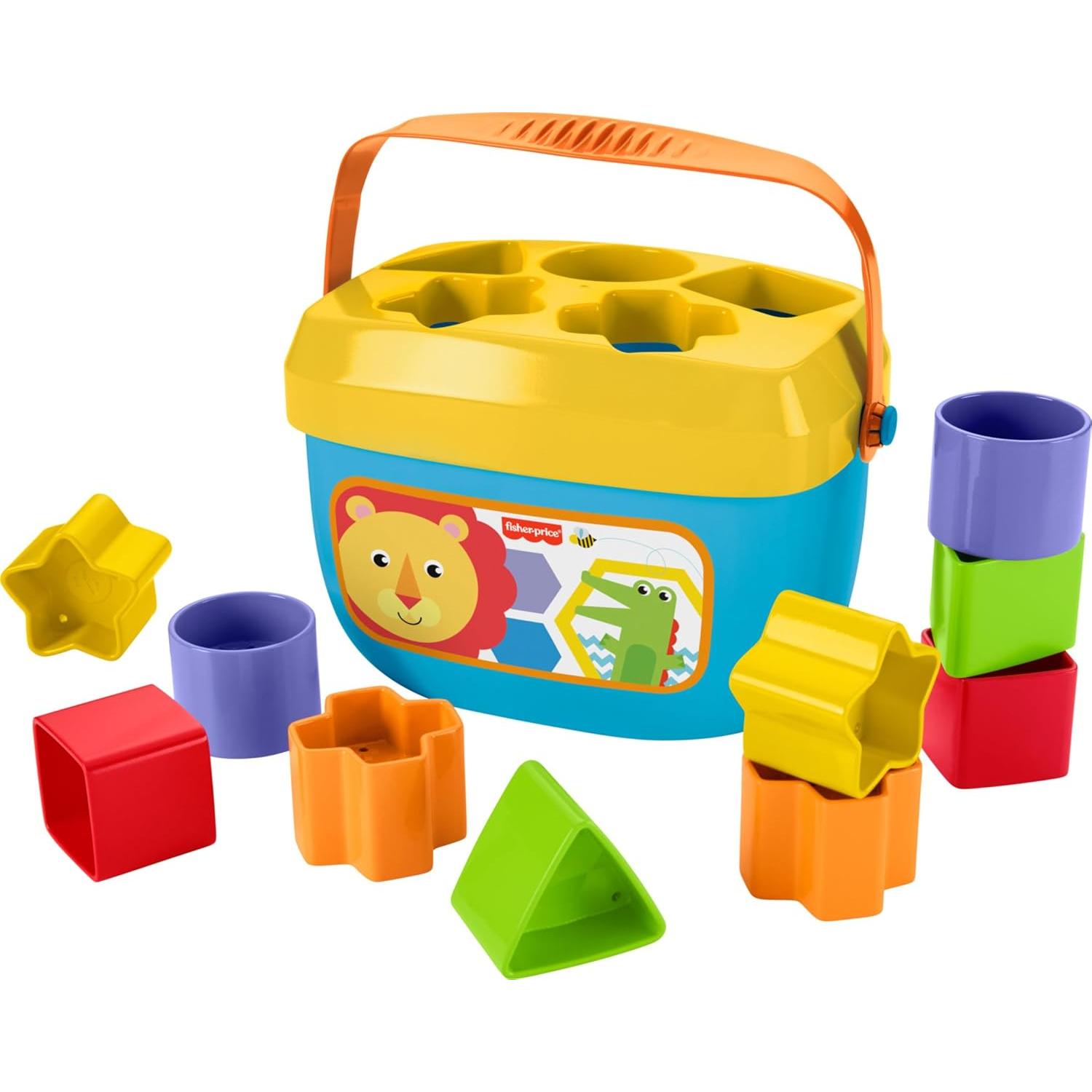 Juego de Juguetes para Bebés Fisher-Price Rock-a-Stack y Bloques