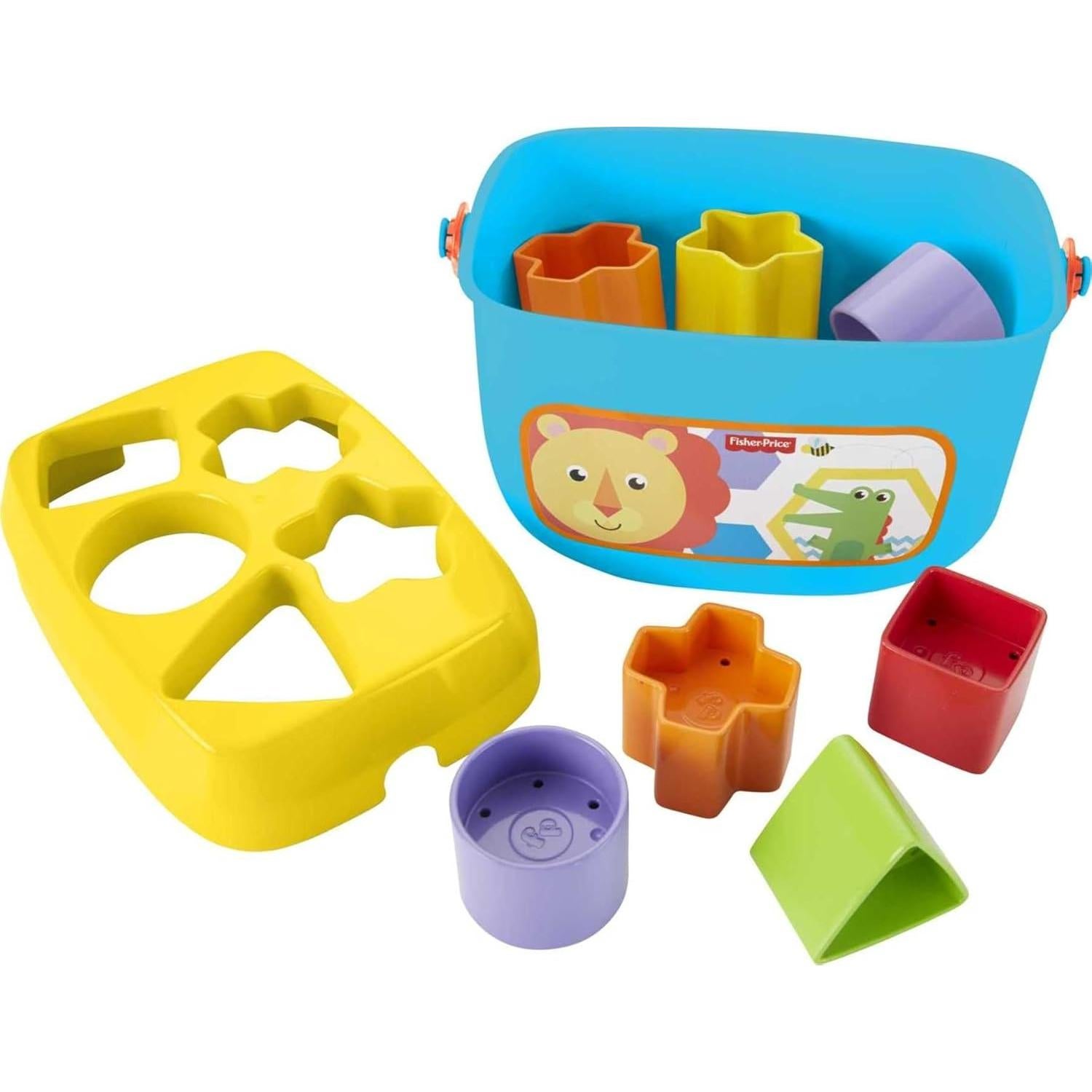Juego de Juguetes para Bebés Fisher-Price Rock-a-Stack y Bloques