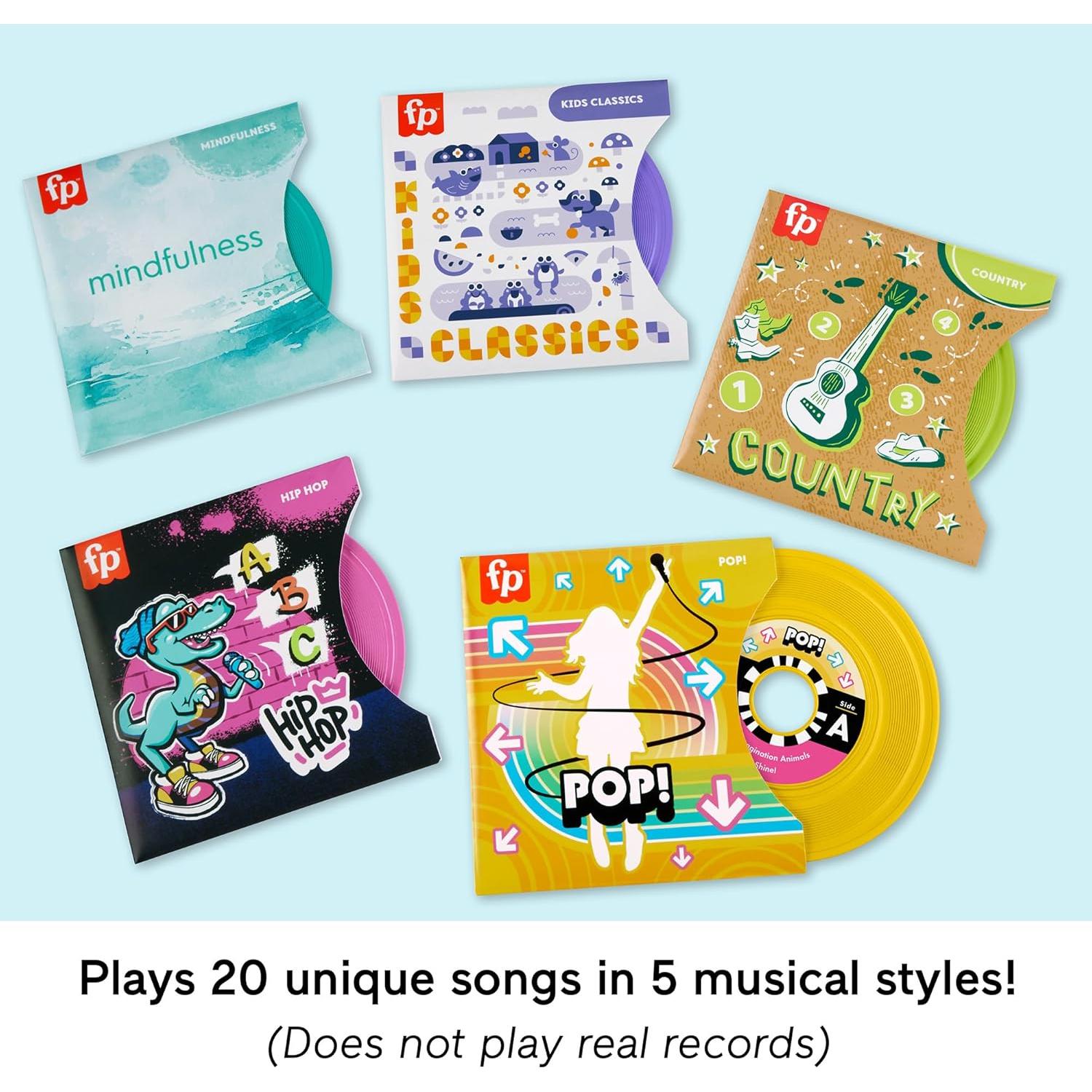 Musical Toy, Rockin’ Record Player for Preschool Pretend Play for Kids Ages 3+ Year