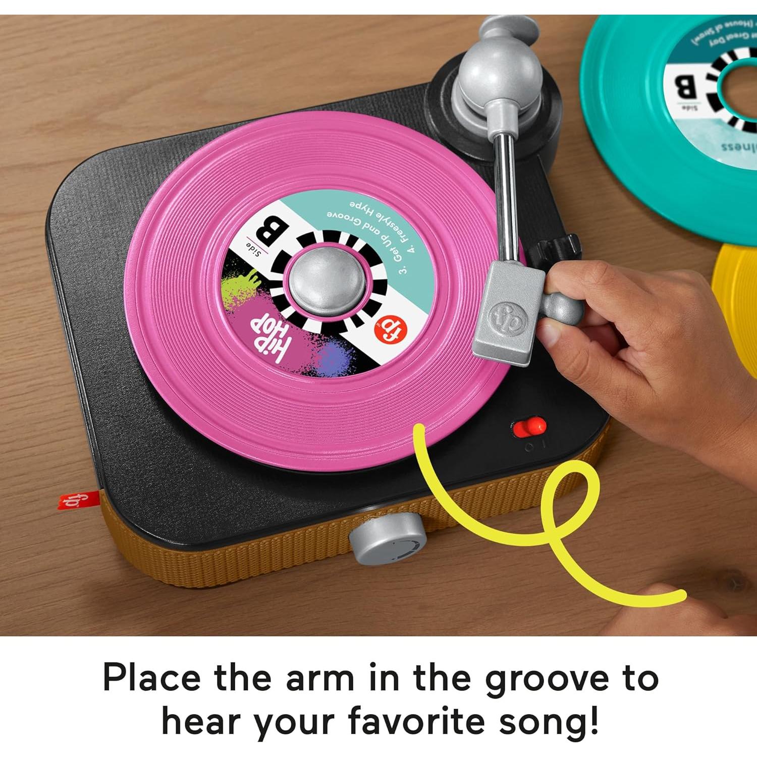 Musical Toy, Rockin’ Record Player for Preschool Pretend Play for Kids Ages 3+ Year