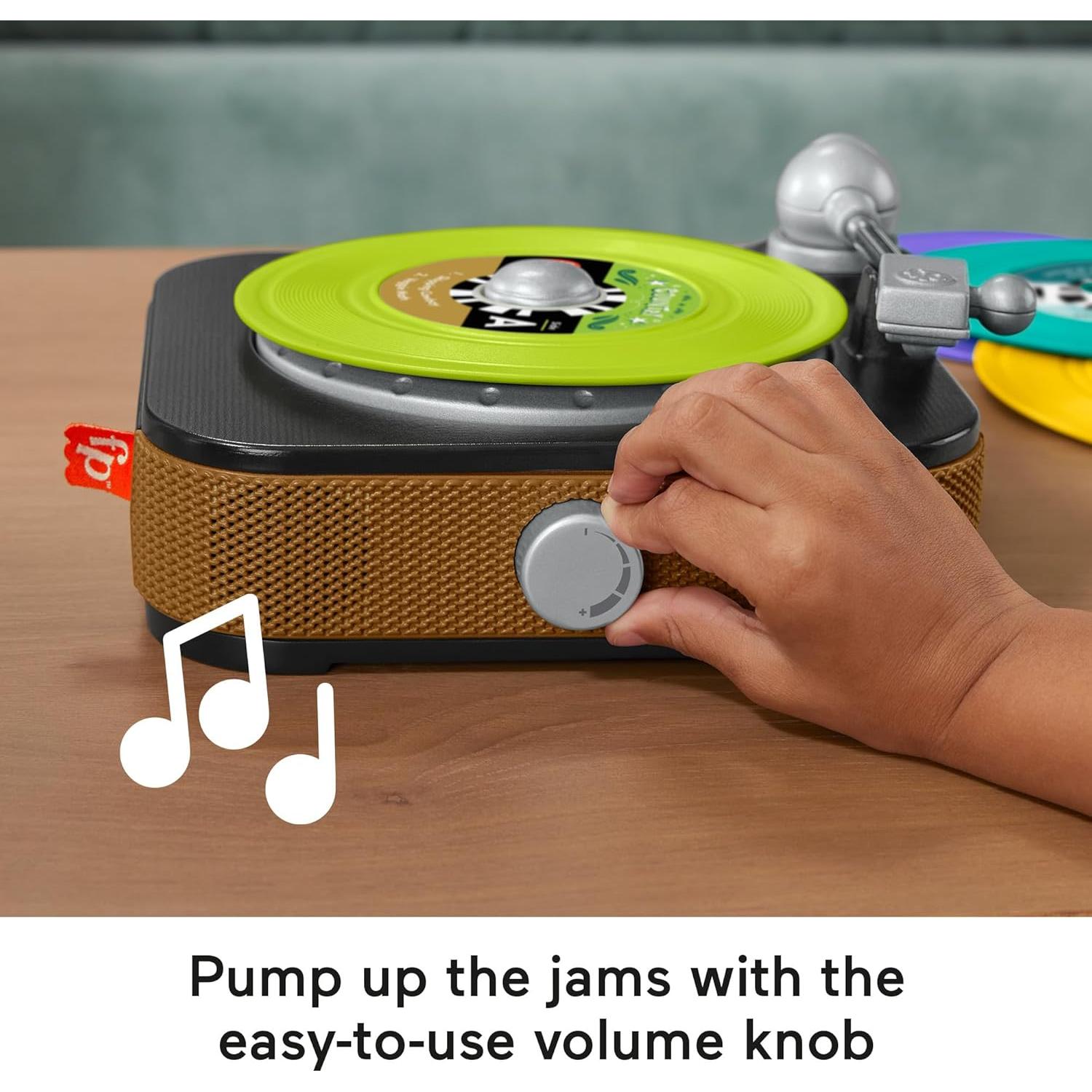 Musical Toy, Rockin’ Record Player for Preschool Pretend Play for Kids Ages 3+ Year