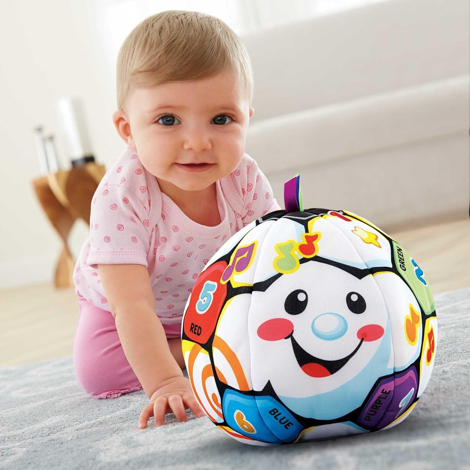 Fisher-Price Balón de Fútbol Musical de Peluche 20 cm