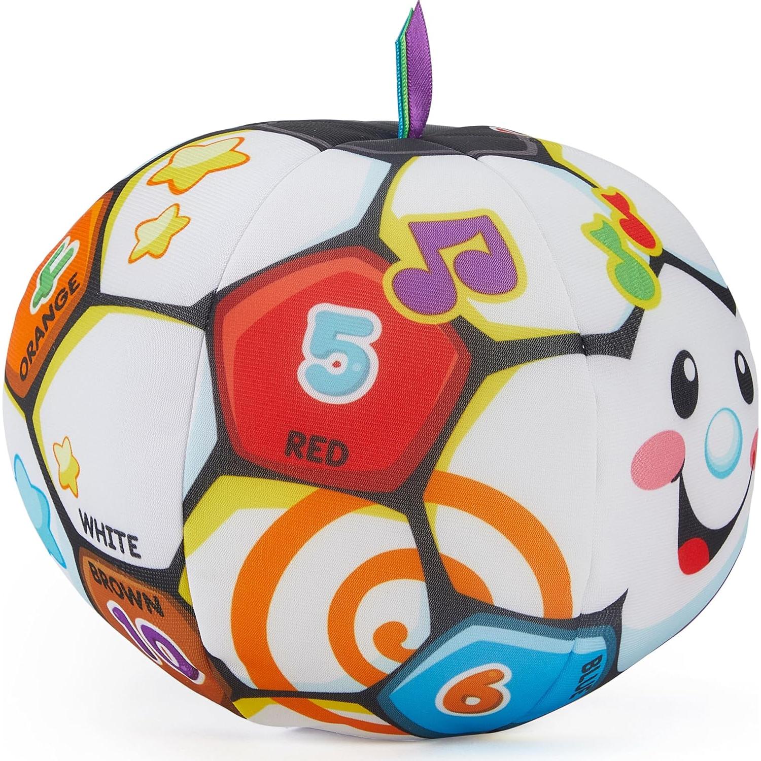 Fisher-Price Balón de Fútbol Musical de Peluche 20 cm