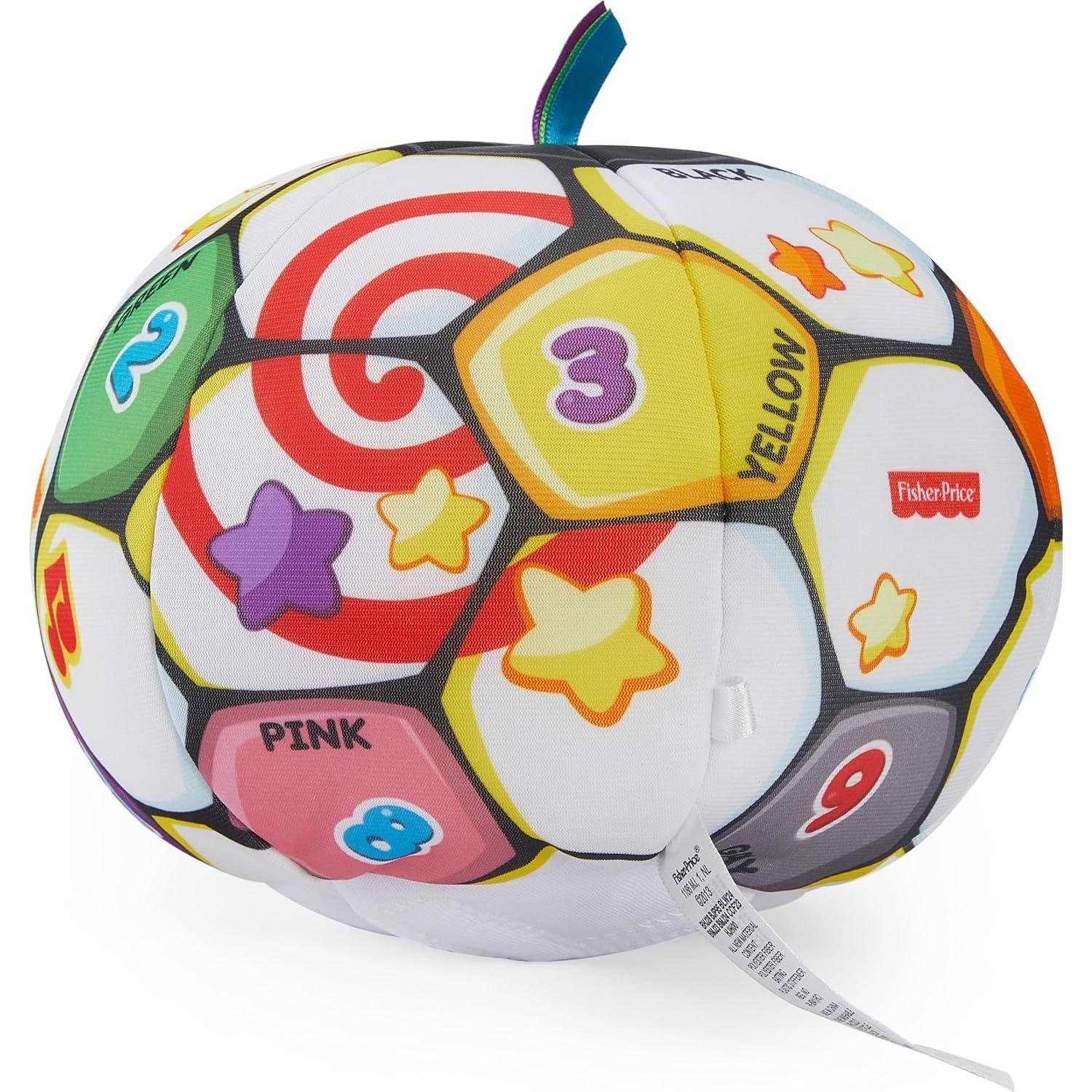Fisher-Price Balón de Fútbol Musical de Peluche 20 cm