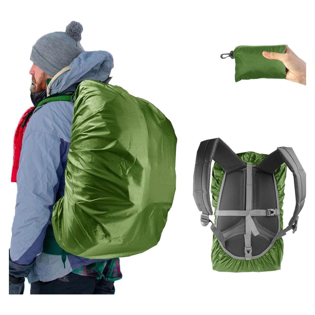 Cubierta de Mochila Impermeable Frelaxy S Verde Militar 8000mm