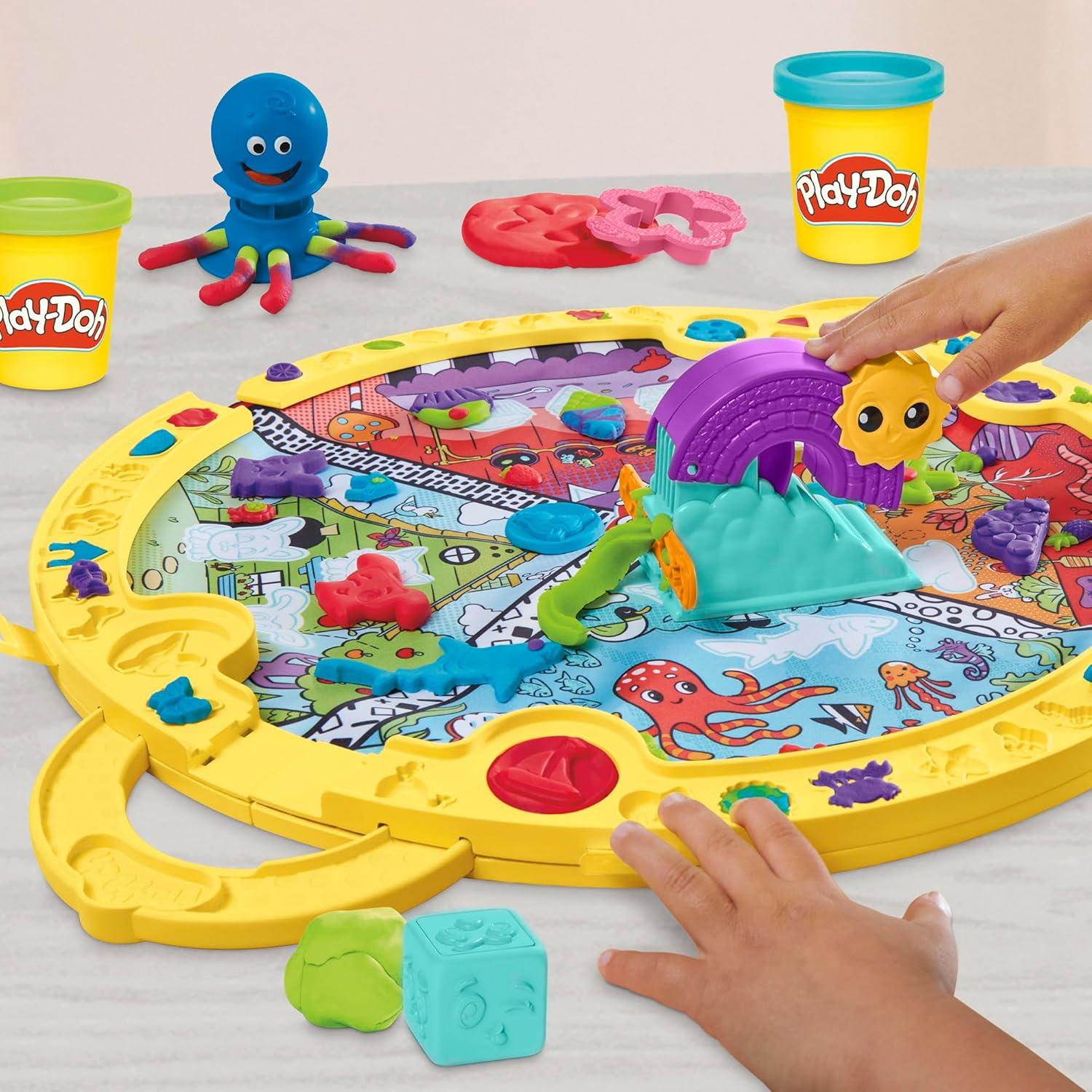 Play-Doh Tapete de Juego Plegable con 19 Accesorios 0.77 kg
