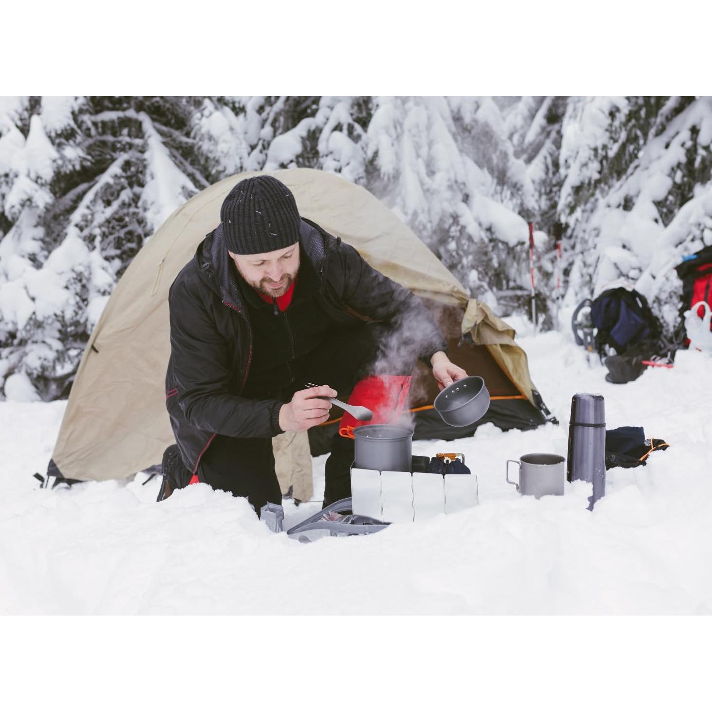 Paravientos de Estufa LFSEMINI 10 Placas Aluminio Camping