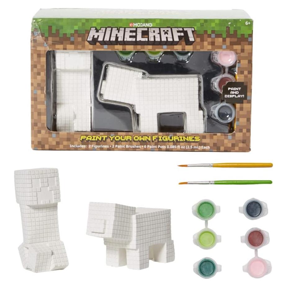 Conjunto de Pintura Minecraft - Diseños Innovadores 2 Figuras