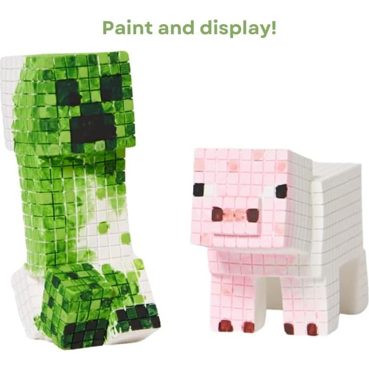 Conjunto de Pintura Minecraft - Diseños Innovadores 2 Figuras