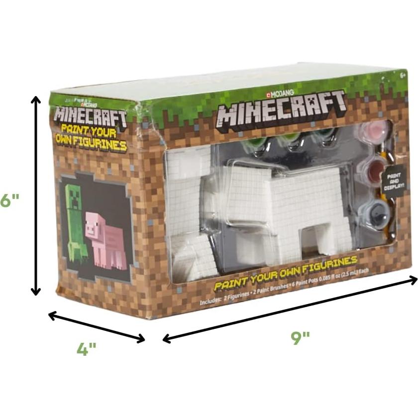 Conjunto de Pintura Minecraft - Diseños Innovadores 2 Figuras