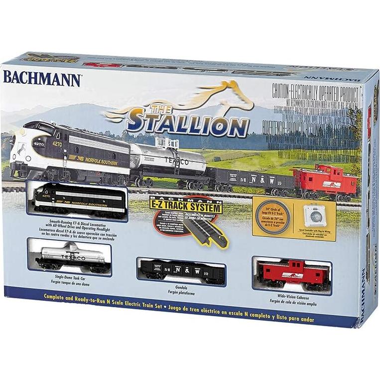 Bachmann Trains - The Stallion Ready To Run Electric Train Set - N Scale