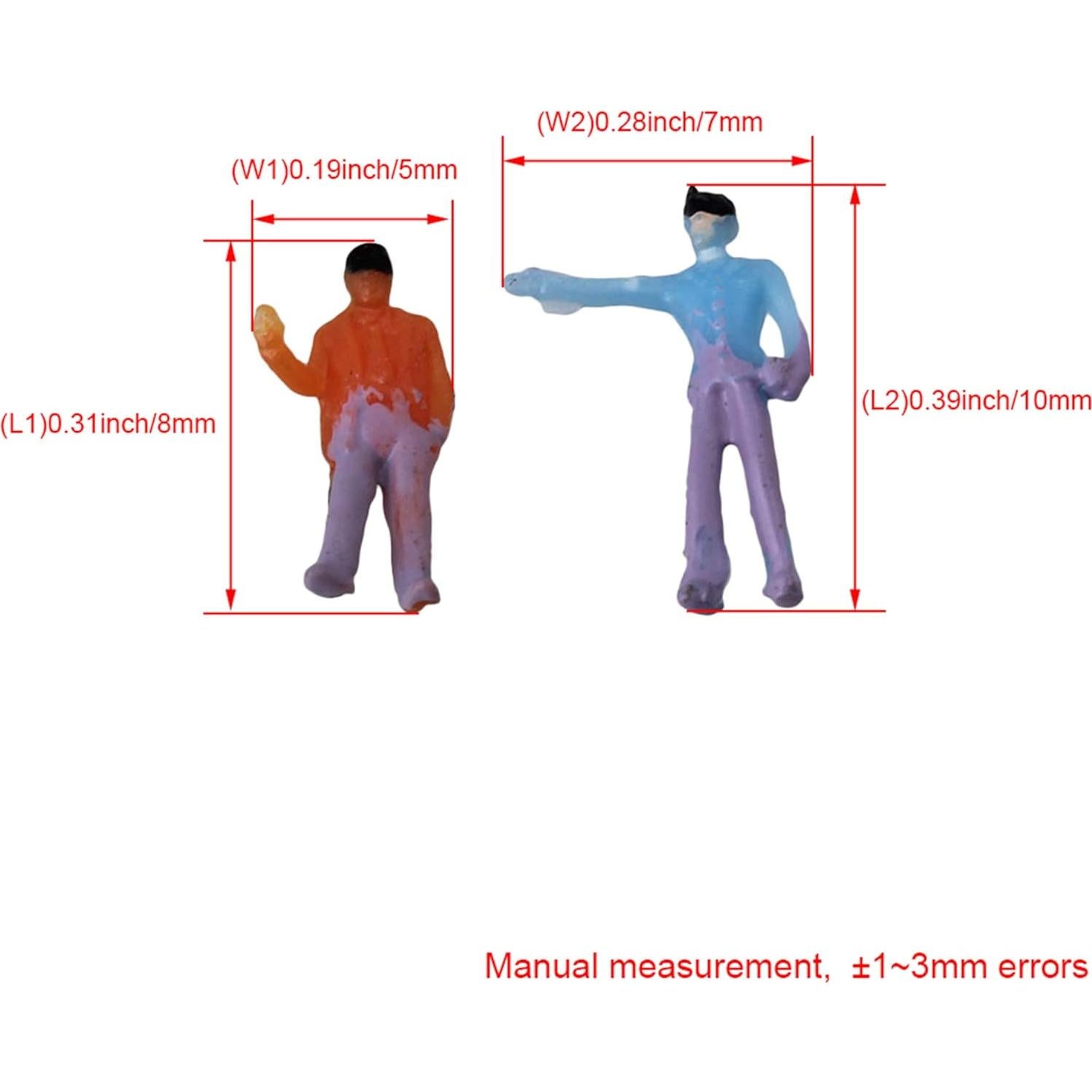 Figuras de Personas para Modelos BQLZR 100 Piezas 1:200