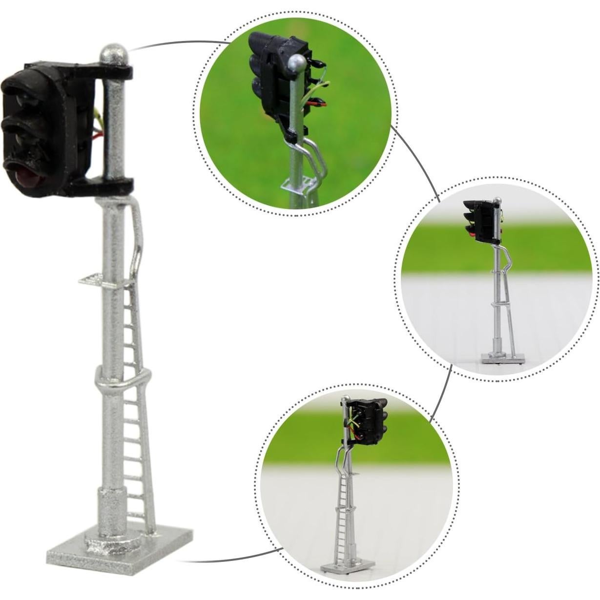 Señales de Ferrocarril Evemodel JTD1503GYR 3 Luces LED 12V