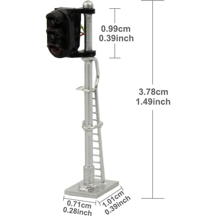 Señales de Ferrocarril Evemodel JTD1503GYR 3 Luces LED 12V