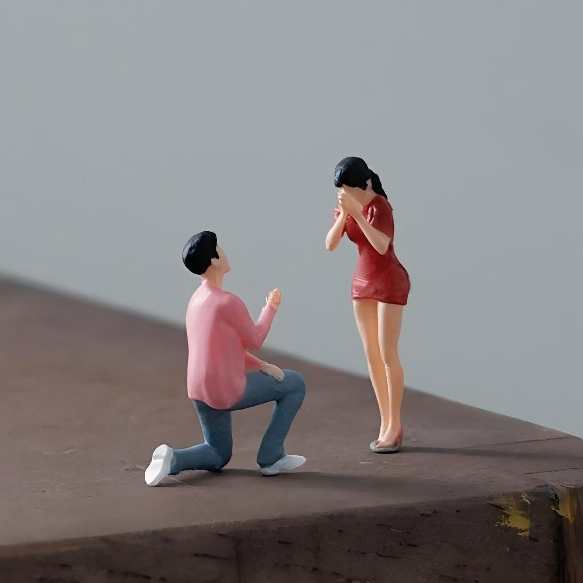 Figuras de Resina Pintadas a Mano Scenpoch 1:64 Miniaturas