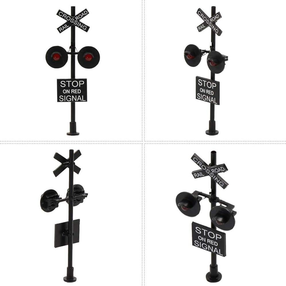 Señal de Cruce de Ferrocarril HO Evemodel JTD877RP LED