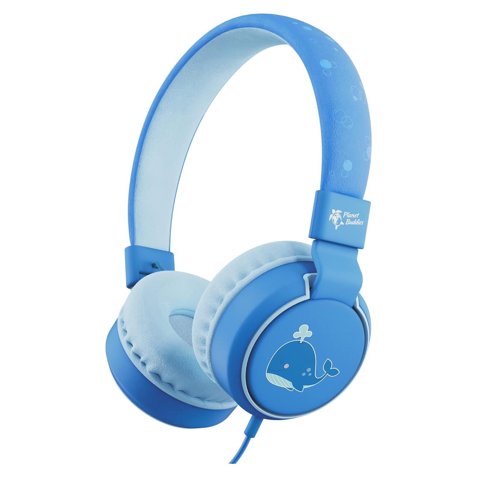 Auriculares Planet Buddies Niños Ballena 85dB Plegables