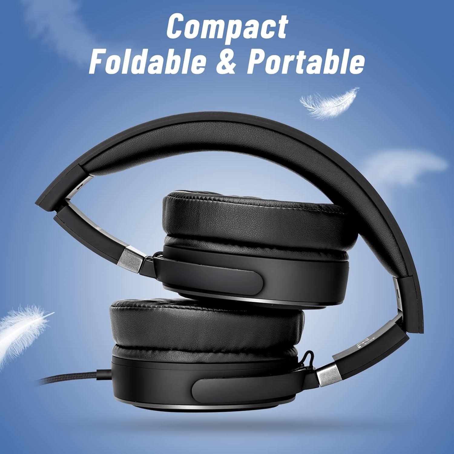 Auriculares con Cable Rockpapa Grade Estéreo 40mm Plegables