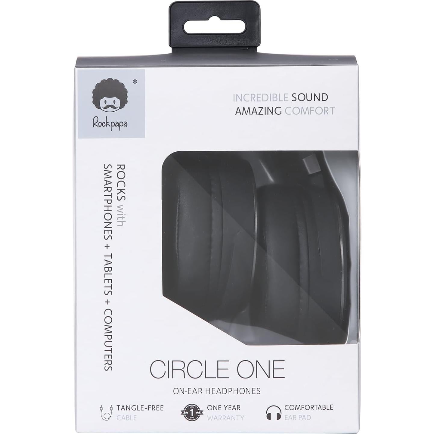 Auriculares con Cable Rockpapa Grade Estéreo 40mm Plegables