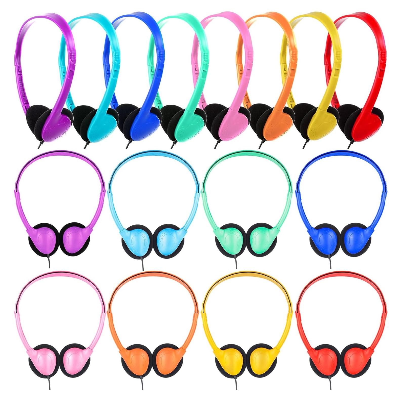 Auriculares a Granel YFSFQS para Aula - 10 Unidades Colores Mixtos