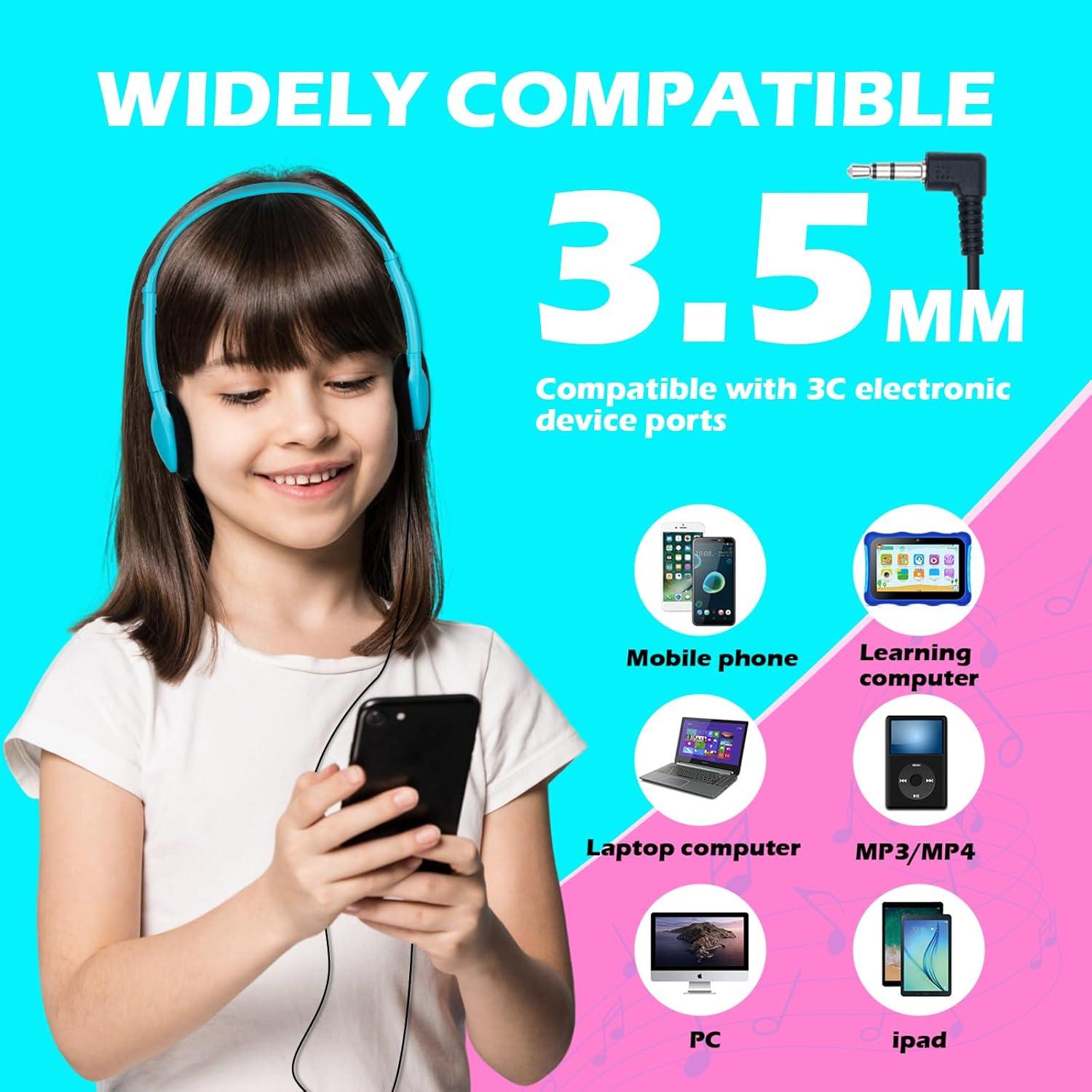 Auriculares a Granel YFSFQS para Aula - 10 Unidades Colores Mixtos