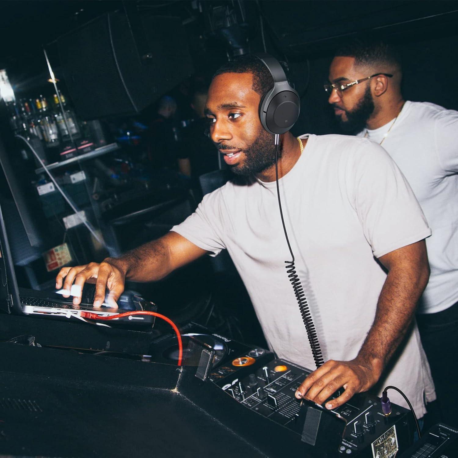 Cable de audio en espiral Weishan 3.5mm con adaptador 6.35mm