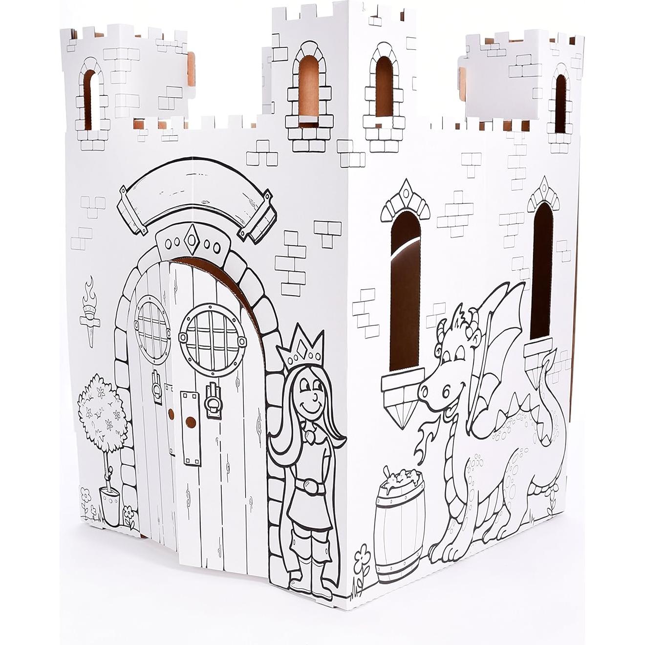Castillo de Cuento de Hadas Easy Playhouse - Fuerte de Cartón 2.63 kg