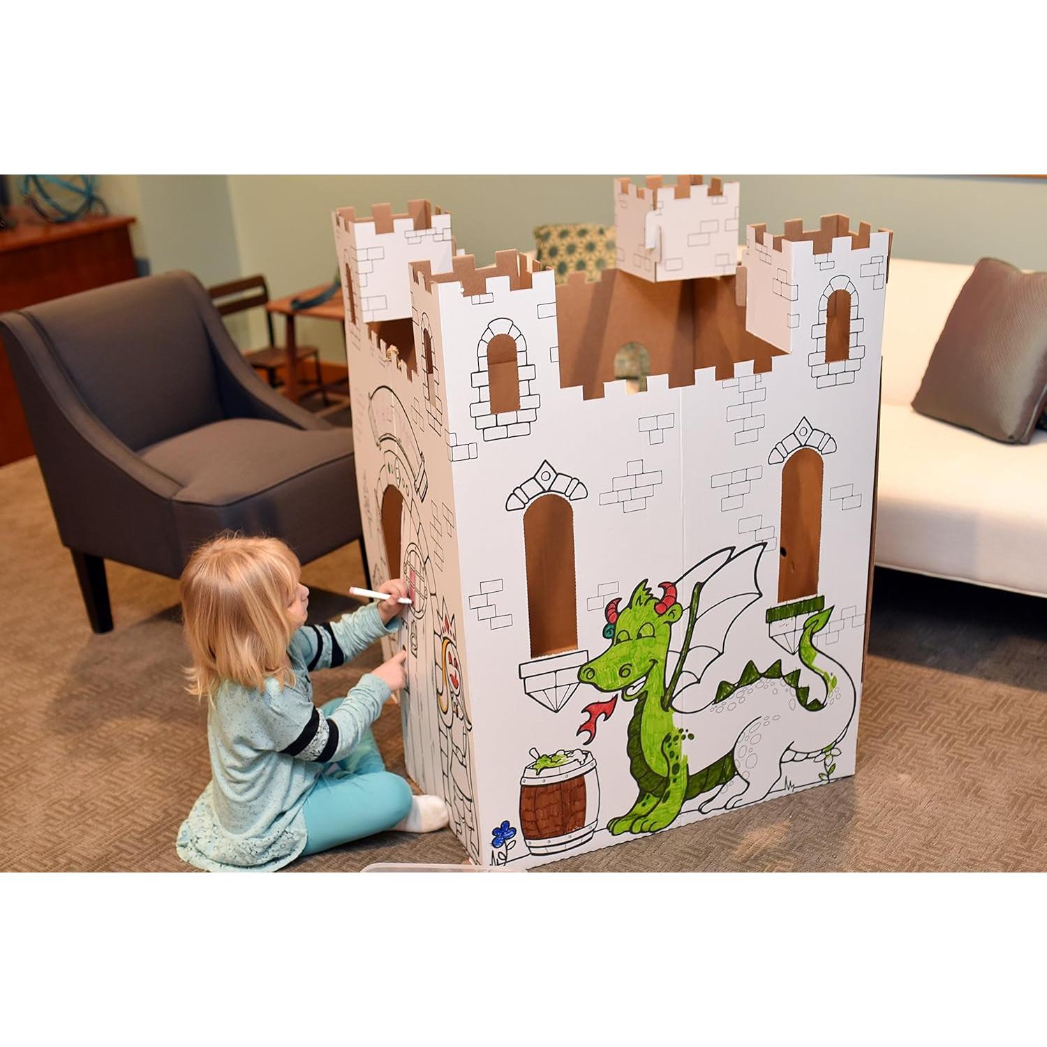 Castillo de Cuento de Hadas Easy Playhouse - Fuerte de Cartón 2.63 kg